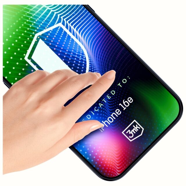 3MK HARDY Ultra Glass Tempered Glass for Apple iPhone 16e - imagine 4