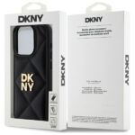 DKNY DKHCP15XPQDSLK iPhone 15 Pro Max  6.7" black Quilted Stack Logo - imagine 8