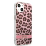 Guess GUHCP13SHSLEOP iPhone 13 mini 5,4" pink hardcase Leopard - imagine 4