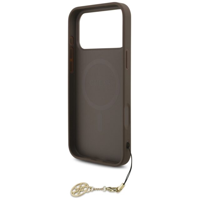 Guess 4G Charms Collection MagSafe case for iPhone 17 Pro Max brown - imagine 6