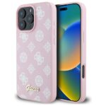 Guess GUHMP16XPGPYSP iPhone 16 Pro Max 6.9" pink hardcase Peony Script MagSafe