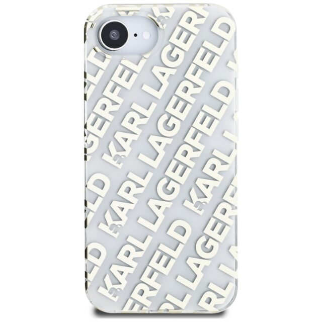 Case Karl Lagerfeld IML Repeat Logo for iPhone 16e gold - imagine 3