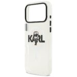 Karl Lagerfeld IML Karl Sketch Logo MagSafe Case for iPhone 17 Pro Max Clear - imagine 6