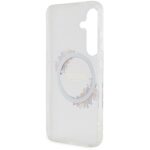 Guess GUHMS24SHFWFCT S24 S921 transparent hardcase IML Flowers Wreath MagSafe - imagine 7