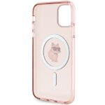 Karl Lagerfeld KLHMN61HFCCNOP iPhone 11 / Xr 6.1" pink hardcase IML Choupette MagSafe - imagine 7