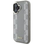 DKNY DKHMP16SPCPVSLE iPhone 16 6.1" beige hardcase Checkered Pattern Magsafe - imagine 2
