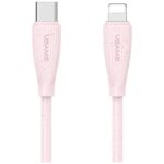 Cable USAMS Green Series SJ717 30W USB-C to Lightning 1m pink
