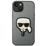 Karl Lagerfeld KLHCP14MSAPKHG iPhone 14 Plus / 15 Plus 6,7" silver hardcase Saffiano Karl`s H - imagine 3