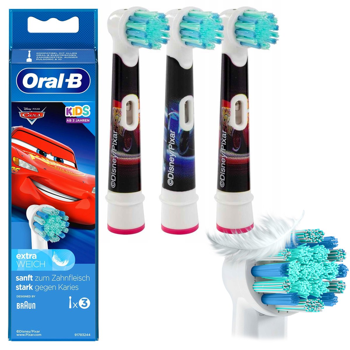 cps-9556825fd837c73211f250520c003913-2025-12-05-12-40-37 Oral-B Cars | toothbrush tips | 3 pieces - imagine 1