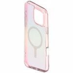Case UNIQ Iridescia for iPhone 16 Pro Max Magclick Charging pink prism - imagine 3