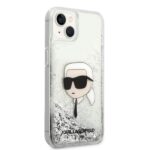 Karl Lagerfeld KLHCP14MLNKHCH iPhone 14 Plus / 15 Plus 6,7" silver hardcase Glitter Karl Head - imagine 4