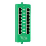 Extralink 8 Port | Gigabit PoE Injector | Active, 8 ports Gigabit 802.3at/af, Mode A - imagine 5