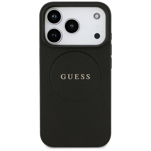 Guess Grained Ring MagSafe case for iPhone 17 Pro black - imagine 3