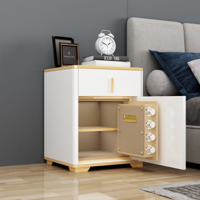 Extralink Lock Star Electronic Bedside Safe with Wireless Charging - imagine 4