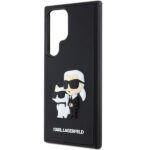 Karl Lagerfeld KLHCS24L3DRKCNK S24 Ultra S928 black hardcase 3D Rubber Karl&Choupette - imagine 6