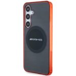 AMG AMHMS24S23HBCK S24 S921 black hardcase with Transparent Bicolor and MagSafe - imagine 2