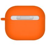 UNIQ case Nexo AirPods 4 + Ear Hooks Silicone volt orange - imagine 2