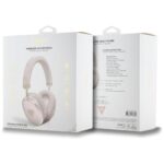 Headphones  Guess Bluetooth 5.3 4G Triangle Logo pink - imagine 4