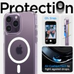 Spigen Ultra Hybrid MAG iPhone 14 ProMax 6,7" Magsafe frost clear ACS05583 - imagine 10