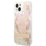 Guess GUHCP14MLFLSD iPhone 14 Plus/ 15 Plus 6.7" gold hardcase Paisley Liquid Glitter - imagine 2