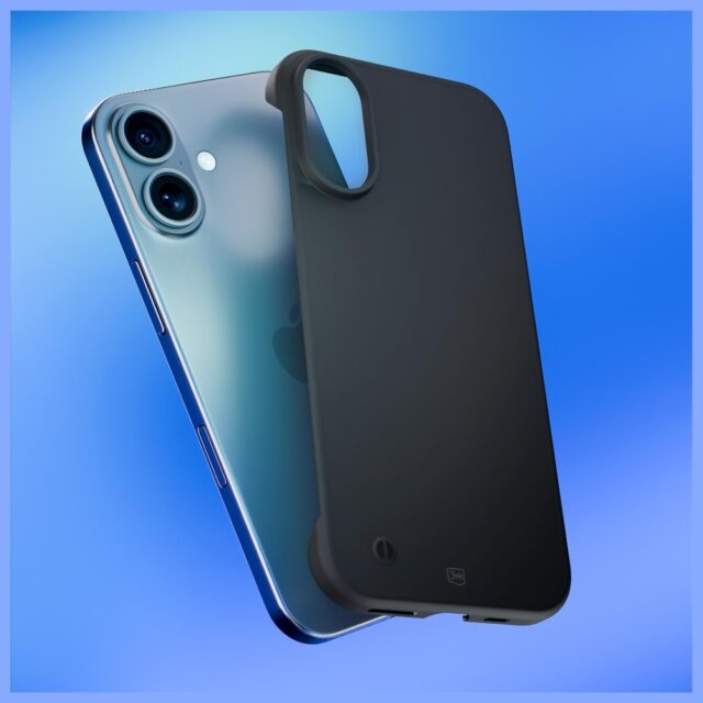 Case 3MK Just20g Matt Case for Apple iPhone 17 black - imagine 5