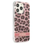 Guess GUHCP13XHSLEOP iPhone 13 Pro Max 6,7" pink hardcase Leopard - imagine 4