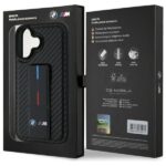 BMW BMHCP16SGSPCCK iPhone 16 6.1" black hardcase M Grip Stand Smooth and Carbon - imagine 8