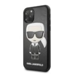 Karl Lagerfeld KLHCN58IKPUBK iPhone 11Pro hardcase black Iconic Karl Embossed - imagine 2
