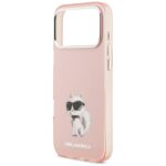 Karl Lagerfeld IML Aquarelle Choupette & Logo MagSafe Case for iPhone 17 Pro Pink - imagine 6