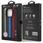 BMW BMHMP16X23PUPTK iPhone 16 Pro Max 6.9" black hardcase M Perf. Tricolor Printed Stripes - imagine 8