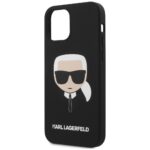 Karl Lagerfeld KLHCP12MSLKHBK iPhone 12/12 Pro 6,1" black hardcase Silicone Karl`s Head - imagine 7