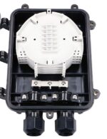 Extralink Bruce | FTTX Closure | 4 trays, 96 core, black - imagine 6