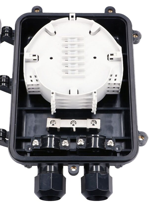 Extralink Bruce | FTTX Closure | 4 trays, 96 core, black - imagine 6