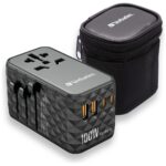 Verbatim Travel Adapter EU/UK/US GaN 2xUSB-A/2xUSB-C PD 100W UTA-06 black 32121 - imagine 3