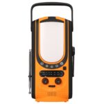 Extralink | Solar emergency radio with hand crank | dynamo, powerbank, 6000mAh, with SOS flashlight - imagine 2