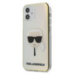 Karl Lagerfeld KLHCP12SPCKHML iPhone 12 mini 5,4" multicolor hardcase Iridescent Karl`s Head - imagine 2