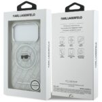 Karl Lagerfeld IML Karl Head Logo MagSafe Case for iPhone 17 Pro Grey - imagine 8