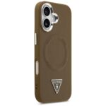Guess Triangle Logo MagSafe case for iPhone 17 brown - imagine 4