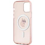 Karl Lagerfeld KLHMP12MHFCCNOP iPhone 12/12 Pro 6.1" pink hardcase IML Choupette MagSafe - imagine 7