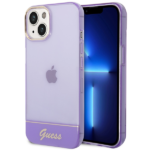 Guess GUHCP14SHGCOU iPhone 14 / 15 / 13 6.1"purple hardcase Translucent