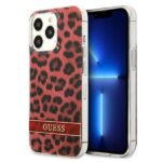 Guess GUHCP13LHSLEOR iPhone 13 Pro / 13 6,1" red hardcase Leopard