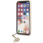 Guess GUHCPXGF4GBR iPhone X/Xs brown hard case 4G Charms Collection - imagine 6