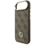 Case Guess 4G Strass Logo MagSafe for iPhone Air brown - imagine 6