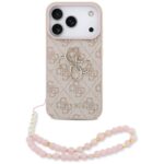 Guess 4G Strap 4G Classic Logo Case for iPhone 17 Pro Pink