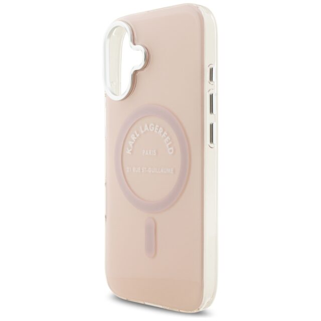 Karl Lagerfeld IML Karl RSG Logo MagSafe Case for iPhone 17 Pink - imagine 6