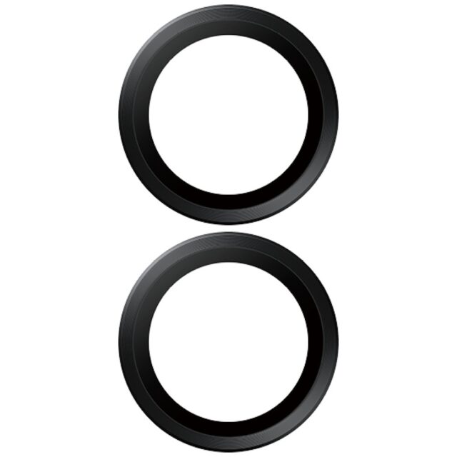 Tempered Glass for Camera Lens PanzerGlass Hoops Lens Protector for Samsung Galaxy S25 Edge Black - imagine 3