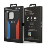 Case BMW BMHCP15L22SCSK iPhone 15 Pro 6.1" black Silicone Blue&Red Stripes M Collection - imagine 8