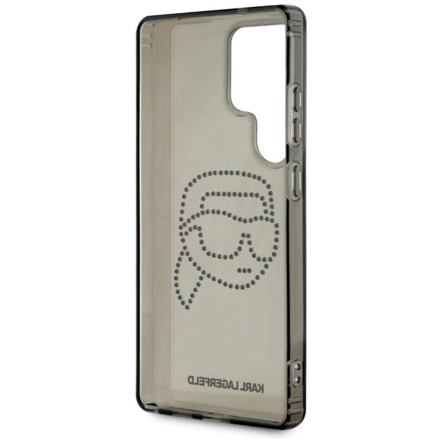 Case Karl Lagerfeld Rhinestones Karl Head Logo Samsung Galaxy S25 Ultra black - imagine 7