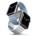 UNIQ Revix Strap Apple WatchSeries1-8/SE1/2/3/Ultra1/2/3 42/44/45/49mm Reversible Magnetic blue - imagine 2