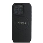 Guess GUHMP16LPGHSMMK iPhone 16 Pro 6.3" black hardcase Grained Ring MagSafe - imagine 3